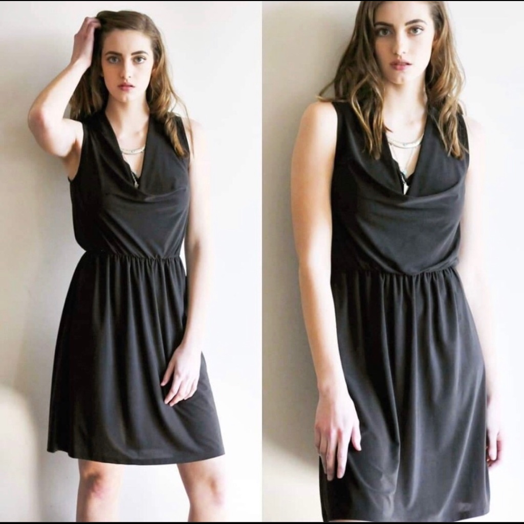 Drape Front Dress